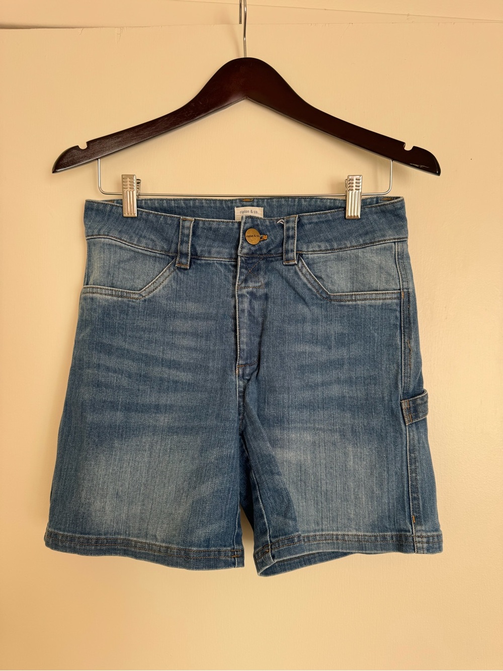 Classic Blue Denim Jean Shorts
